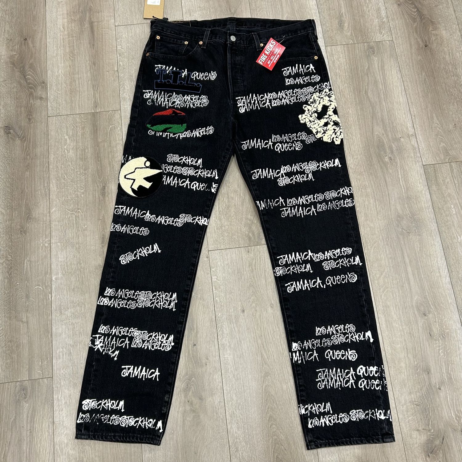 Denim Tears x Stussy x Our Legacy straight-leg jeans - New, Clothing Size: 38, Product Condition: Brand New