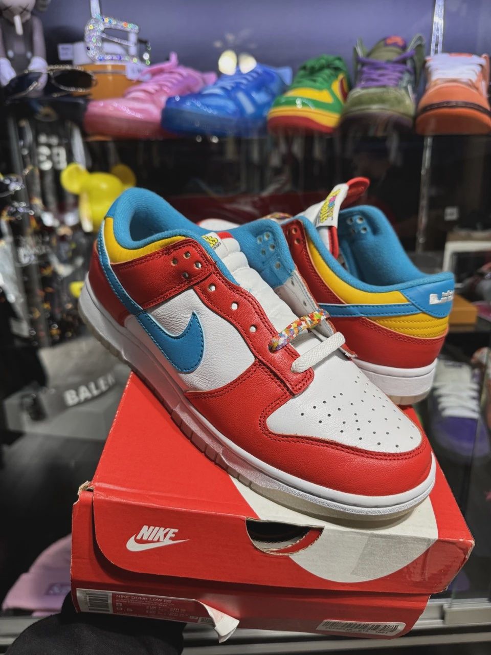 Nike Dunk Low QS LeBron James Fruity Pebbles • Pre-Owned [5358]
