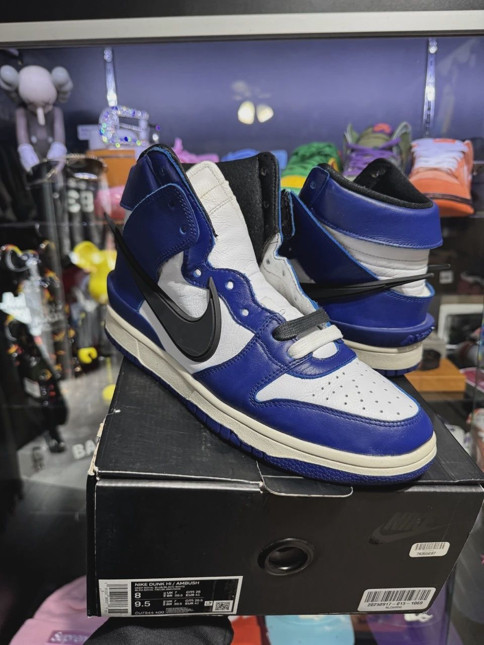 Nike Dunk High AMBUSH Deep Royal Blue • Pre-Owned [6442]