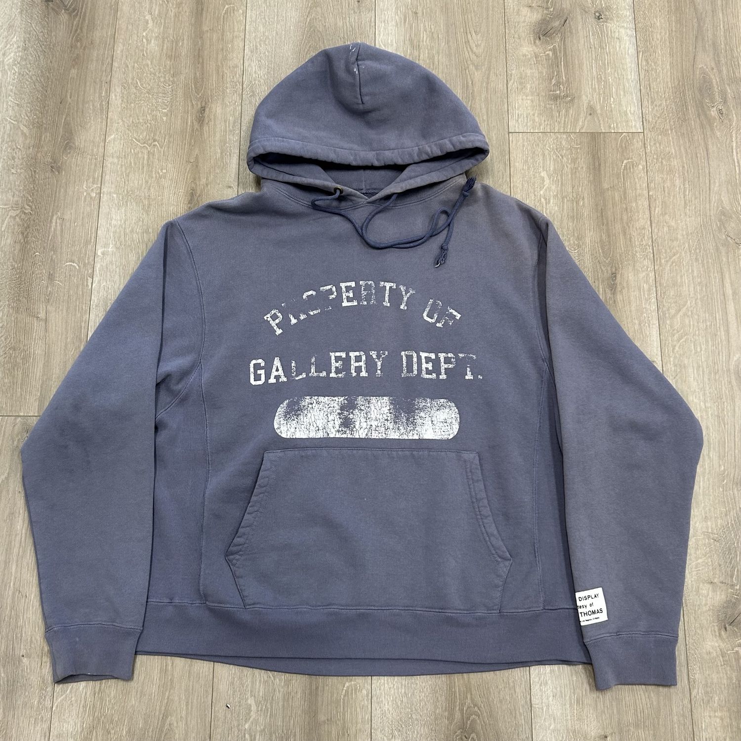 Gallery Dept. Property Of Hoodie &#39;Vintage Washed Navy&#39; - Pre-Owned, Clothing Size: XL, Product Condition: Pre-Owned