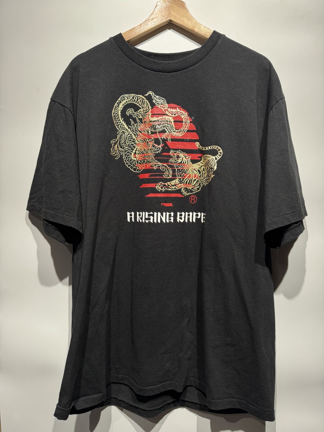 BAPE Tiger And Dragon Ape Head Tee Black / 2XL - Pre Owned [9987], Clothing Size: XXL, Product Condition: Pre-Owned