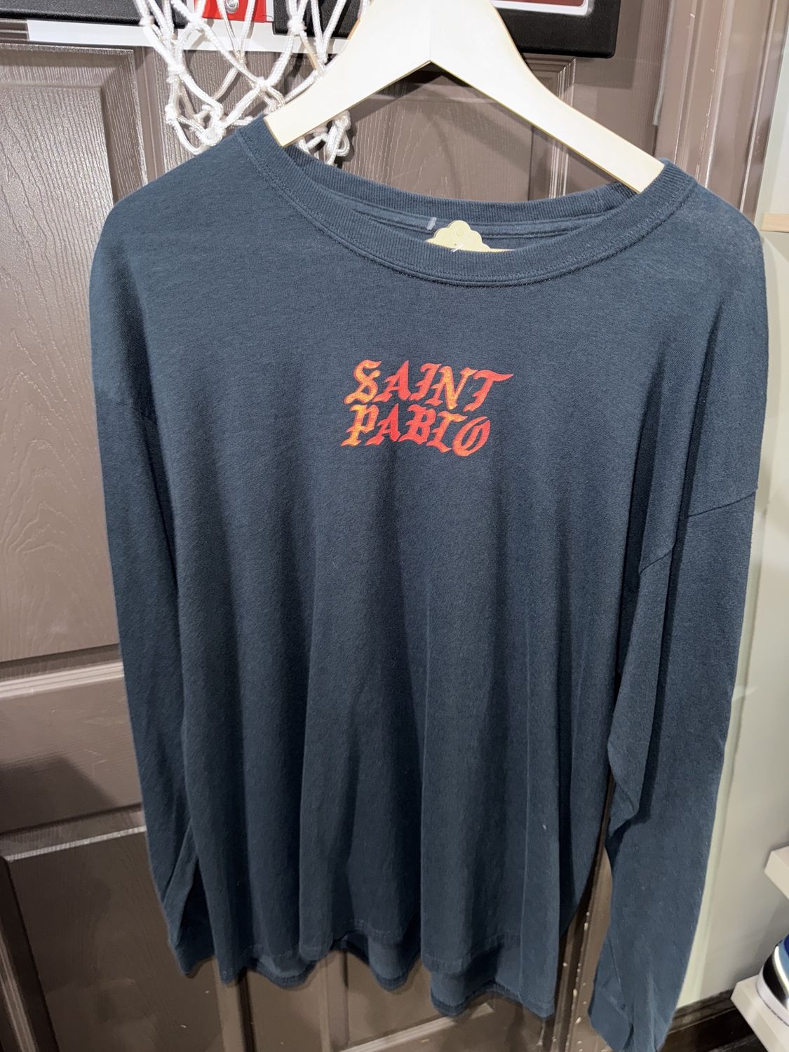 Kanye West Saint Pablo Kim Tennis Longsleeve T-Shirt / M - Pre Owned [2284], Clothing Size: M, Product Condition: Pre-Owned