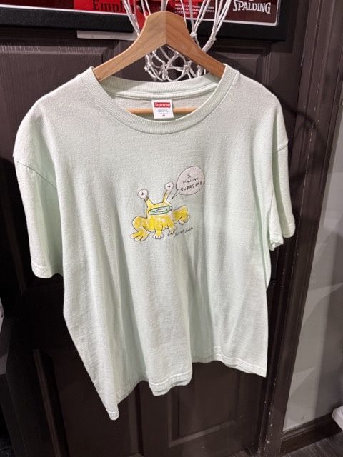Supreme Daniel Johnston Frog Tee Light Teal / M - Pre Owned [5595], Clothing Size: M, Product Condition: Pre-Owned