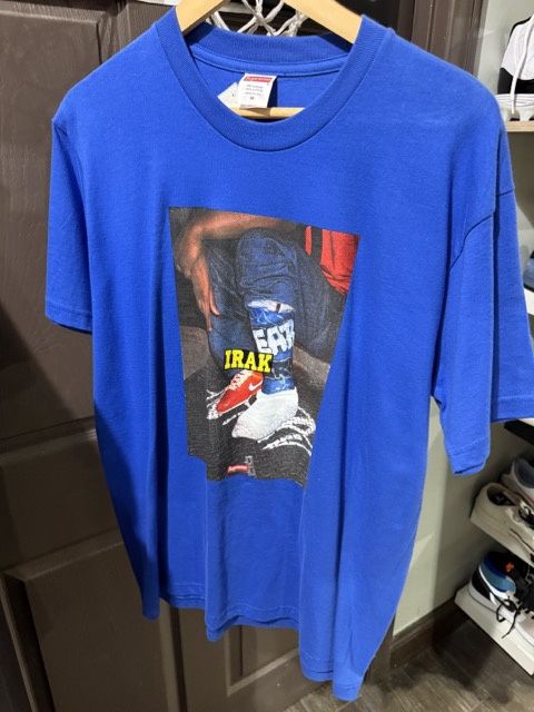 Supreme IRAK Cast Tee Royal / M - Pre Owned [9983], Clothing Size: M, Product Condition: Pre-Owned