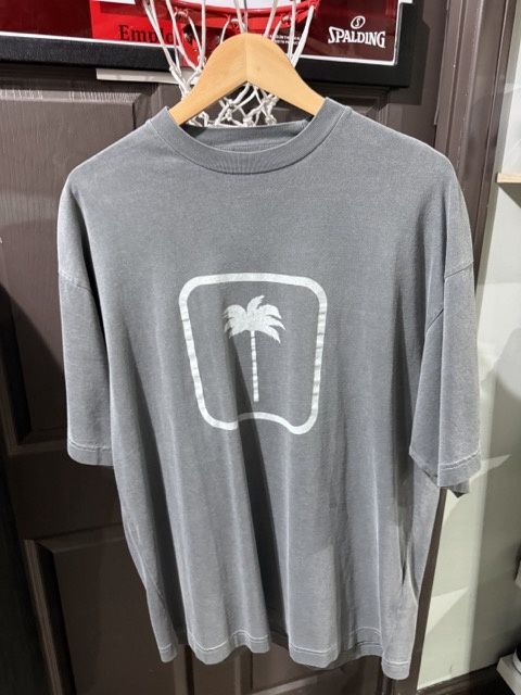 Palm Angels Palm Tree Oversized Tee Grey / XS - Pre Owned [1334], Clothing Size: XS, Product Condition: Pre-Owned