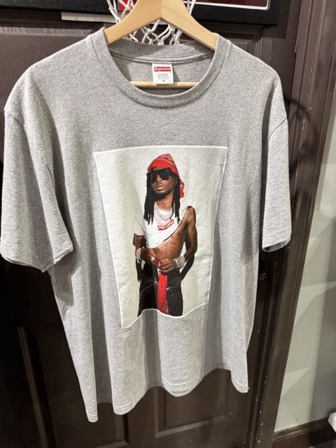 Supreme Playboi Carti Tee Heather Grey / M - Brand New [0390]