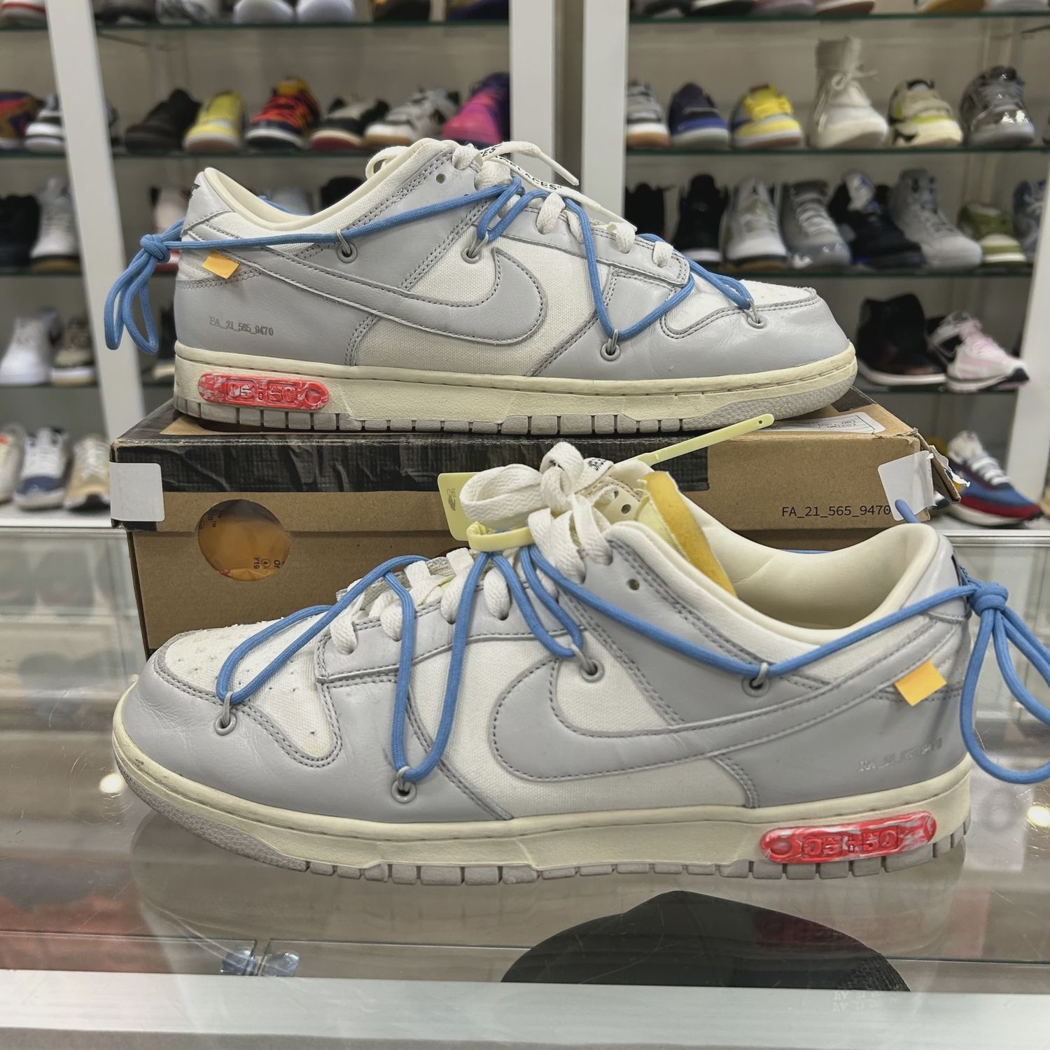 Nike Dunk Low Off-White Lot 5 • Pre-Owned [6887]