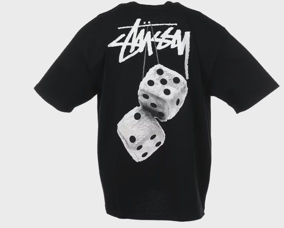 Stussy tee fuzzy dice size XL • Brand New [9697]