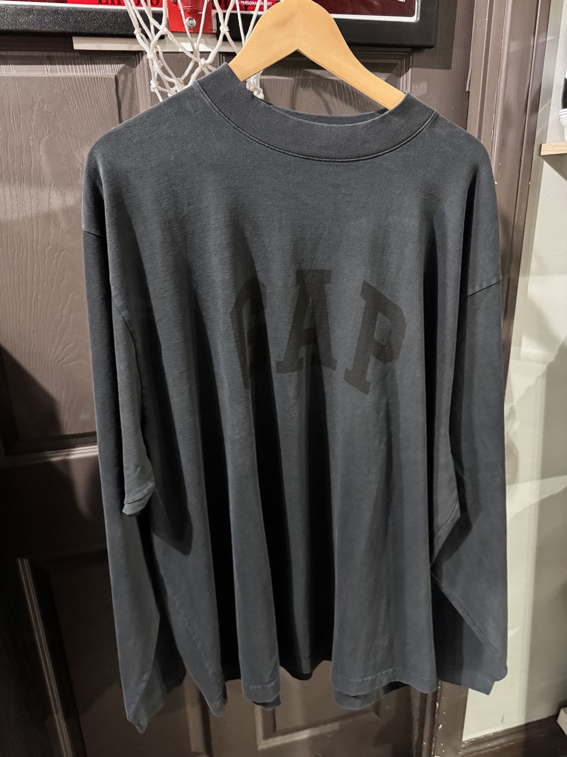 Yeezy Gap Dove Longsleeve Tee Black / M - Pre Owned [2373], Clothing Size: M, Product Condition: Pre-Owned