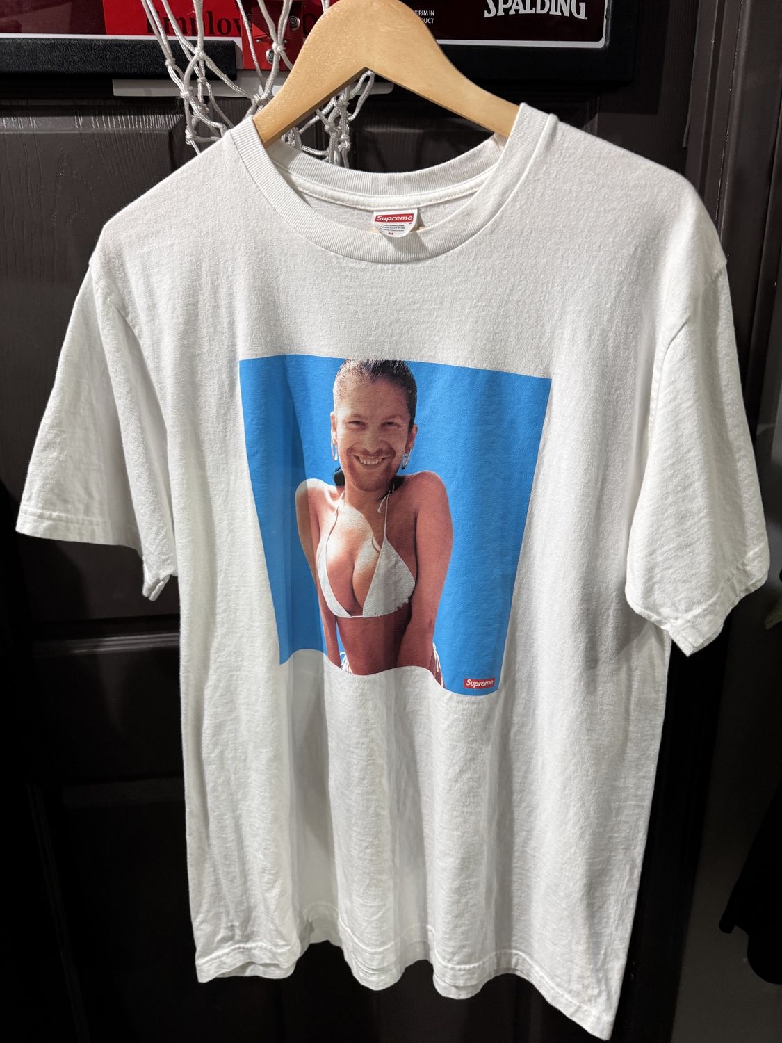 Supreme Aphex Twin Windowlicker Tee White / M - Pre Owned [0054], Clothing Size: M, Product Condition: Pre-Owned