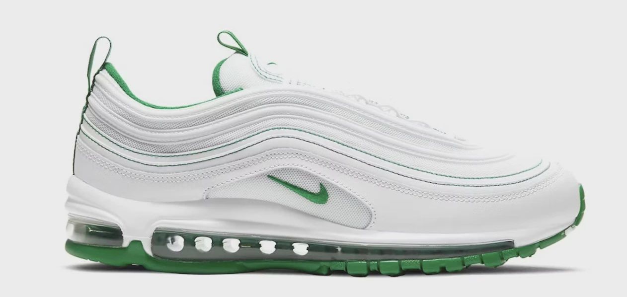 Nike Air Max 97 White Pine Green • Brand New [4406]