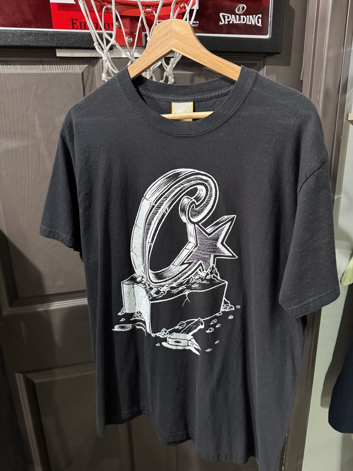 Corteiz Chisel Tee Black / L - Pre Owned [7767], Clothing Size: L, Product Condition: Pre-Owned