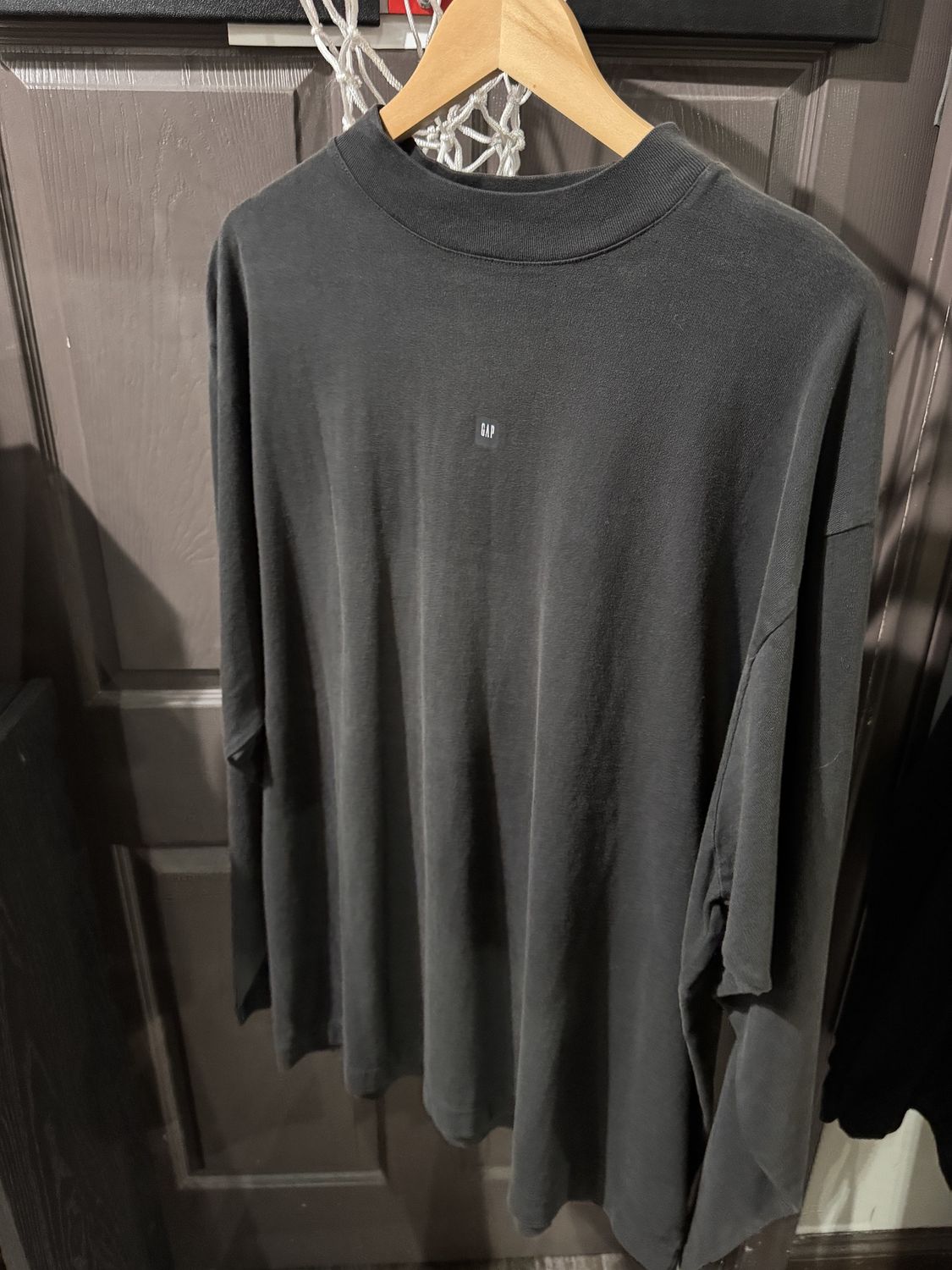 Yeezy Gap Logo Longsleeve Tee Black / S - Brand New [6679], Clothing Size: S, Product Condition: Brand New