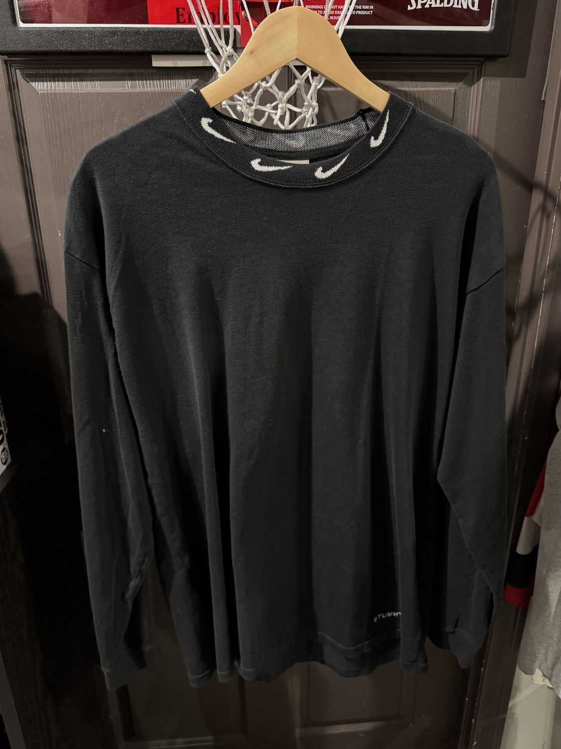 Stussy x Nike NRG Knit Top Black / M - Pre Owned [9956], Clothing Size: M, Product Condition: Pre-Owned