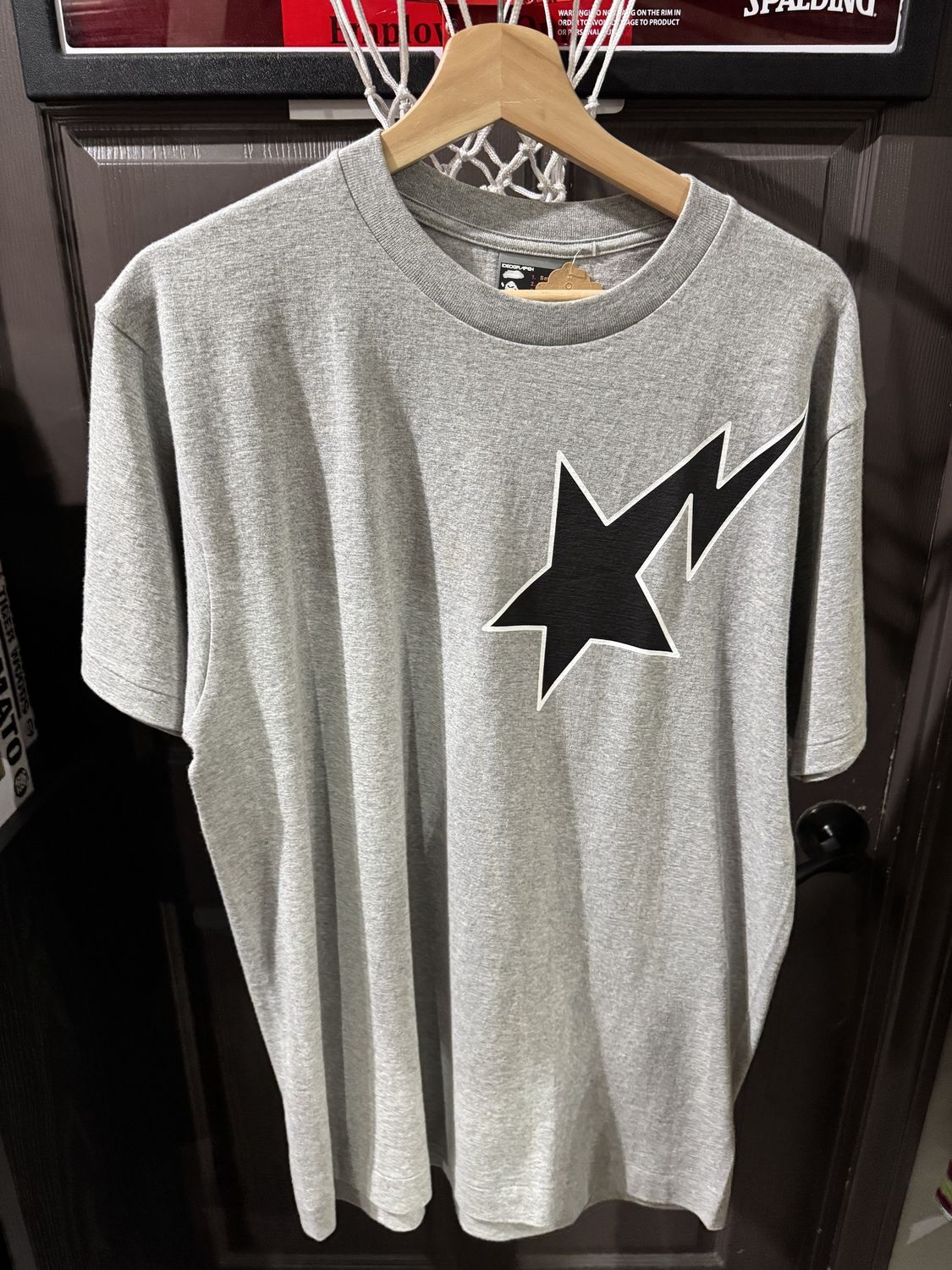 BAPE Early 2000S Bapesta Star Logo Grey / L - Brand New [2231], Clothing Size: L, Product Condition: Brand New