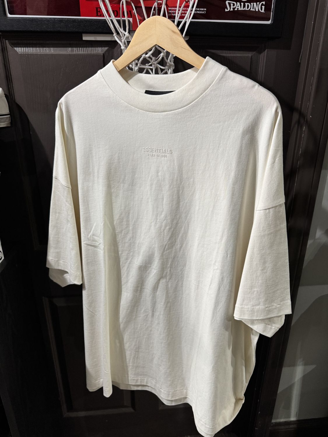 Fear of God Essentials Classic Tee Cream / L - Brand New [2335], Clothing Size: L, Product Condition: Brand New