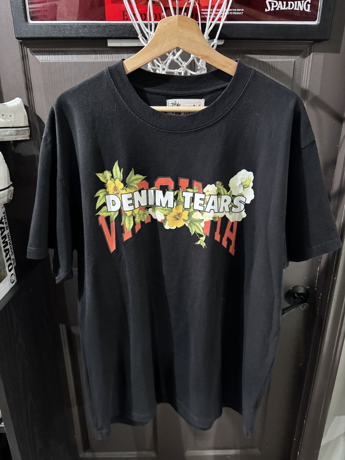 Denim Tears The Virginia 1619 Tee Black / L - Pre Owned [0094], Clothing Size: L, Product Condition: Pre-Owned