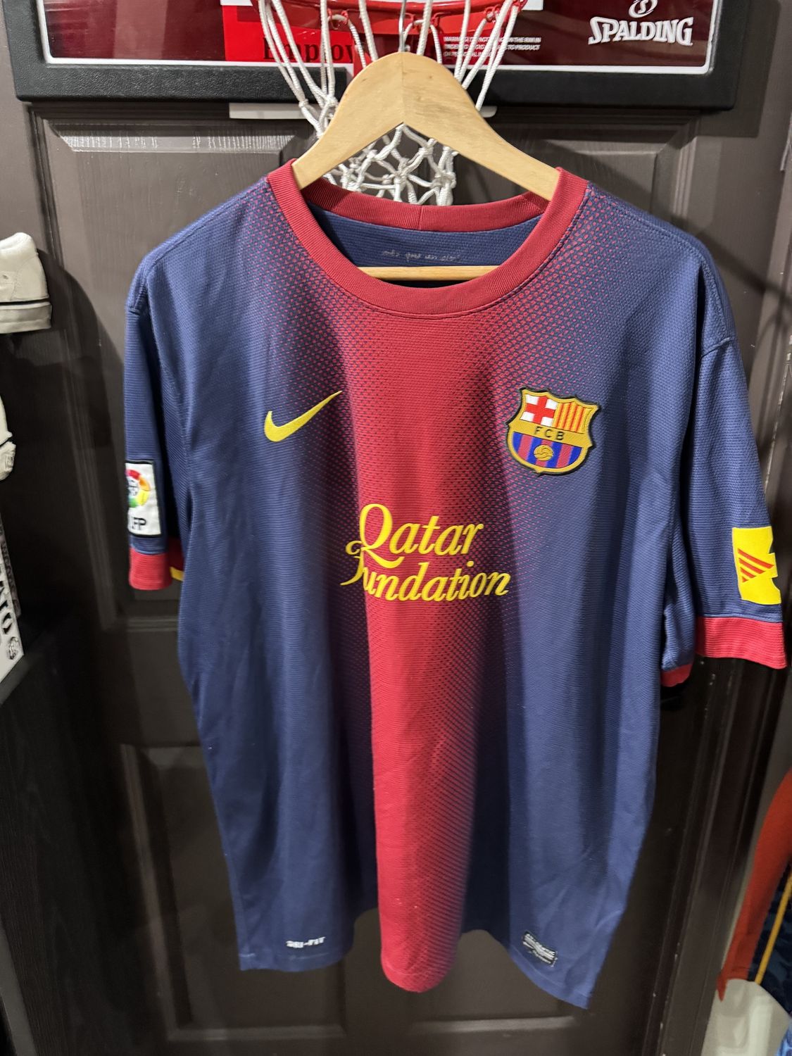 Nike 25-'26 Barcelona Home Shirt (Messi 10) Men's Blue Polyester / XL - Pre Owned [2456], Clothing Size: XL, Product Condition: Pre-Owned
