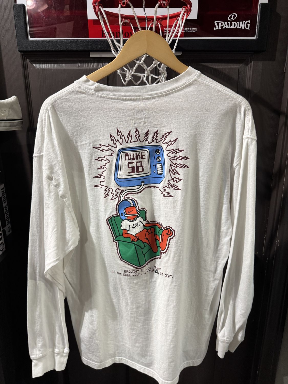 Nike SB Max90 Graphic Long Sleeve Tee Shirt / L - Pre Owned [4487], Clothing Size: L, Product Condition: Pre-Owned