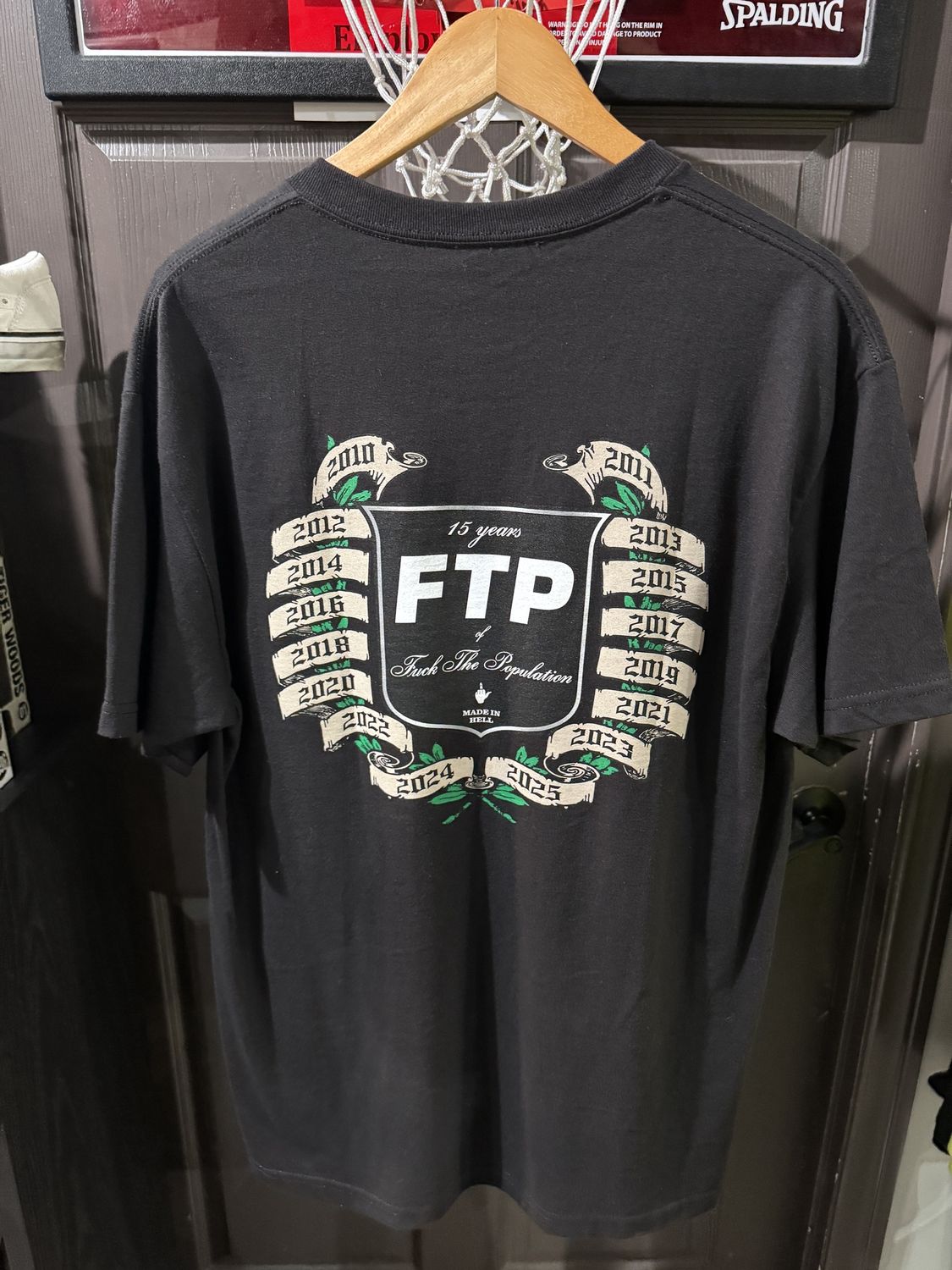 FTP Mens Black T-Shirt / L - Pre Owned [4588], Clothing Size: L, Product Condition: Pre-Owned