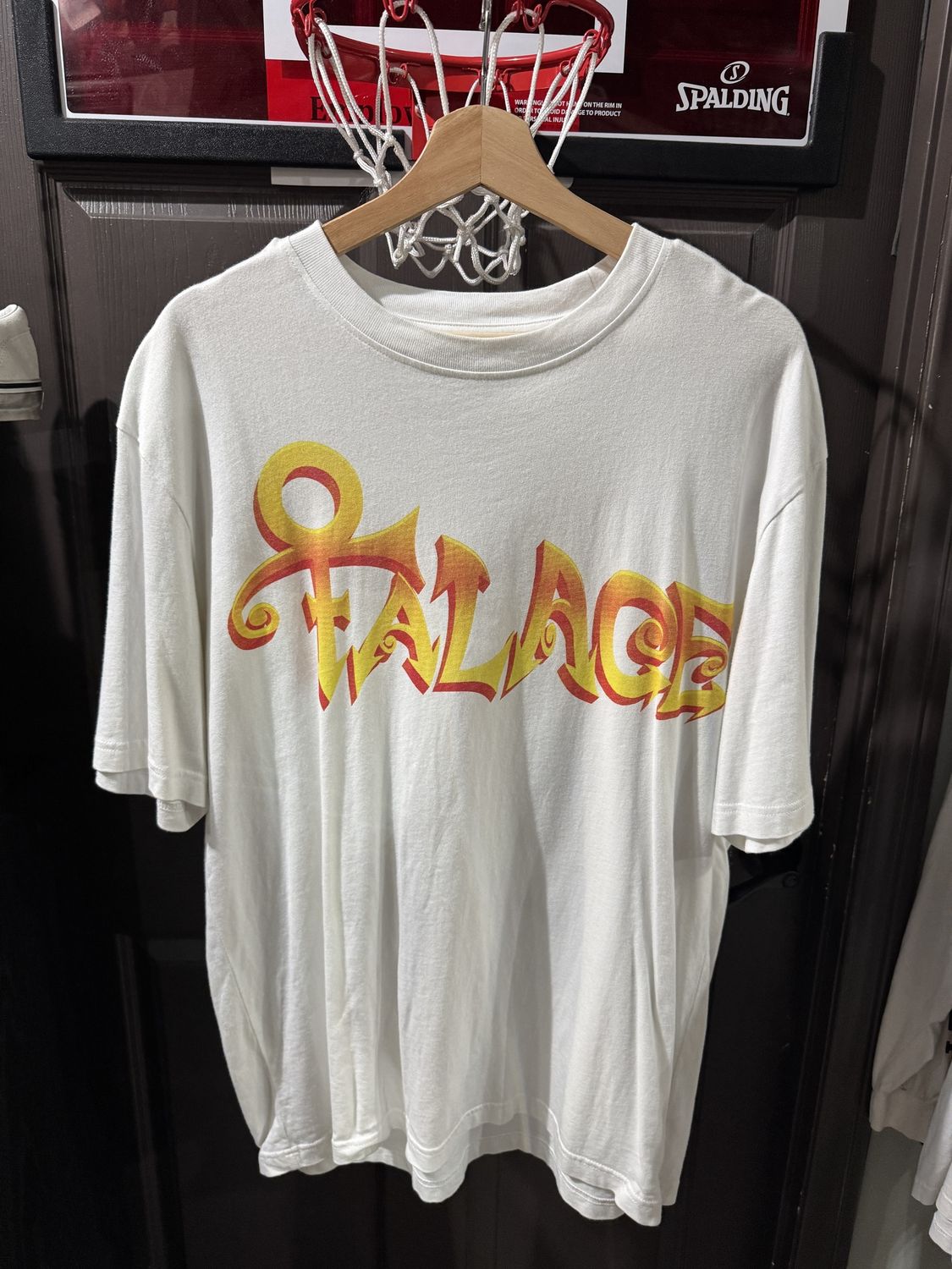 Palace Prince White T Shirt / L - Pre Owned [5756], Clothing Size: L, Product Condition: Pre-Owned