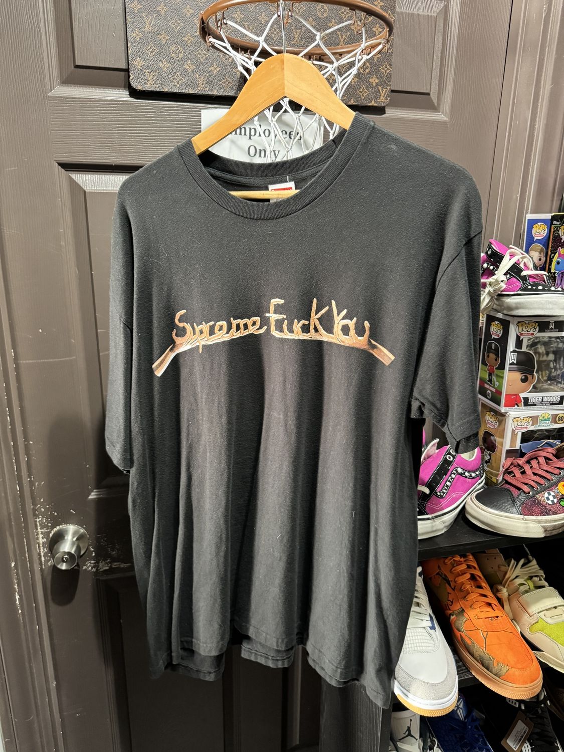 Supreme Fuck You Tee Black / XL - Pre Owned [4567], Clothing Size: XL, Product Condition: Pre-Owned