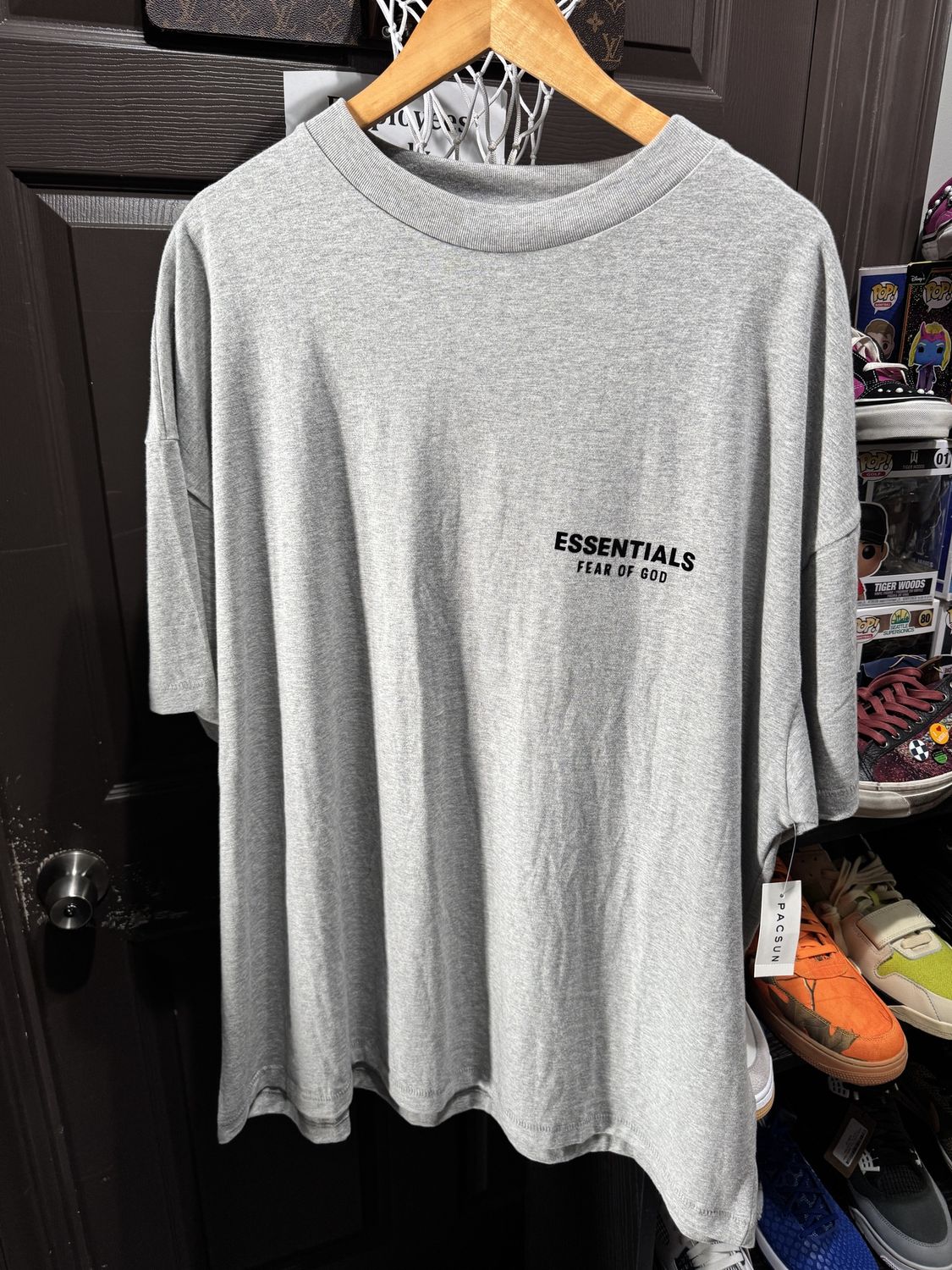 Fear of God Essentials Jersey Crewneck T-Shirt Light Heather Gray / L - Brand New [5573], Clothing Size: L, Product Condition: Brand New