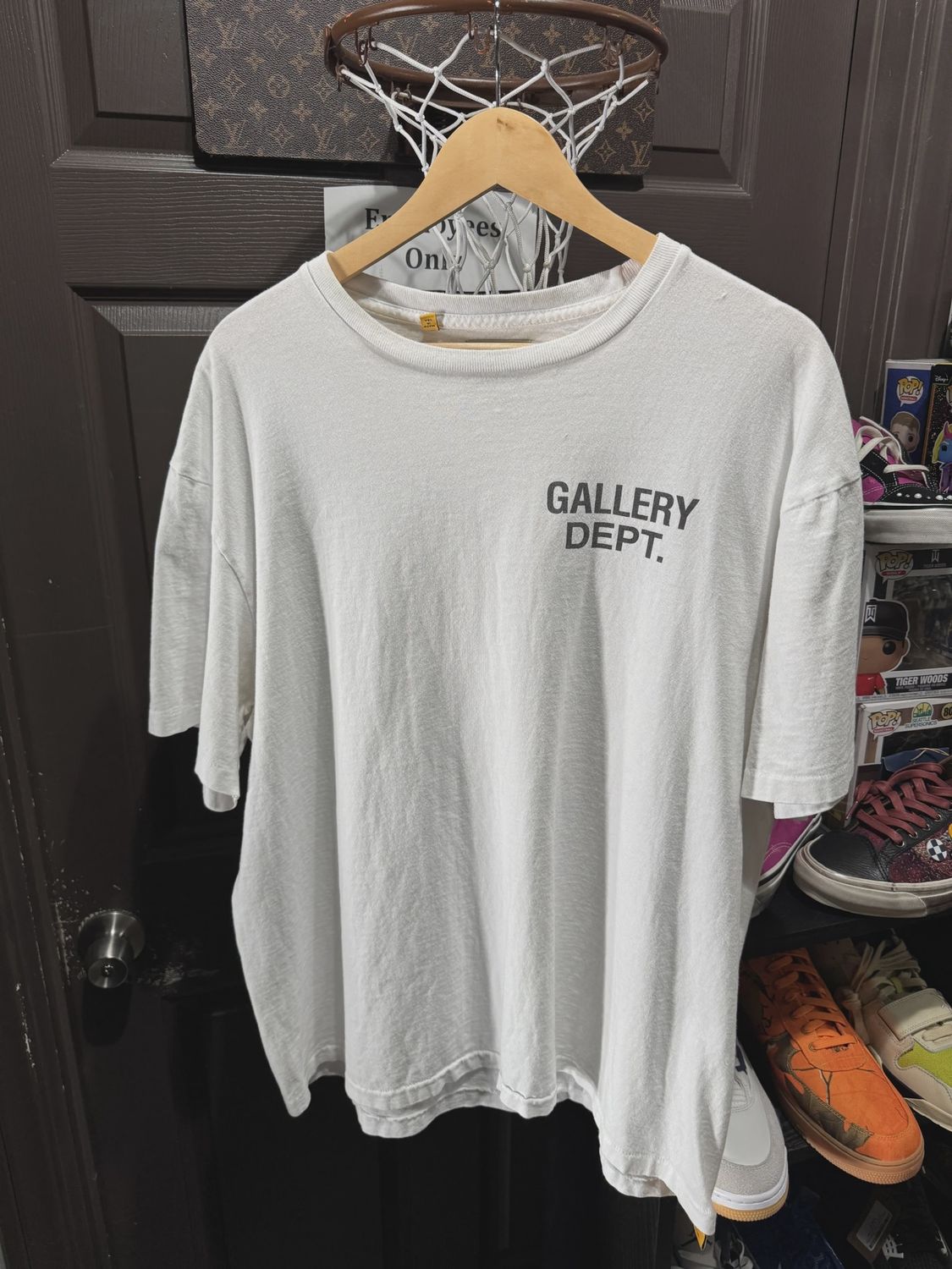 Gallery Dept. Souvenir T-Shirt White Black • Pre-Owned [1652], Clothing Size: XL, Product Condition: Pre-Owned