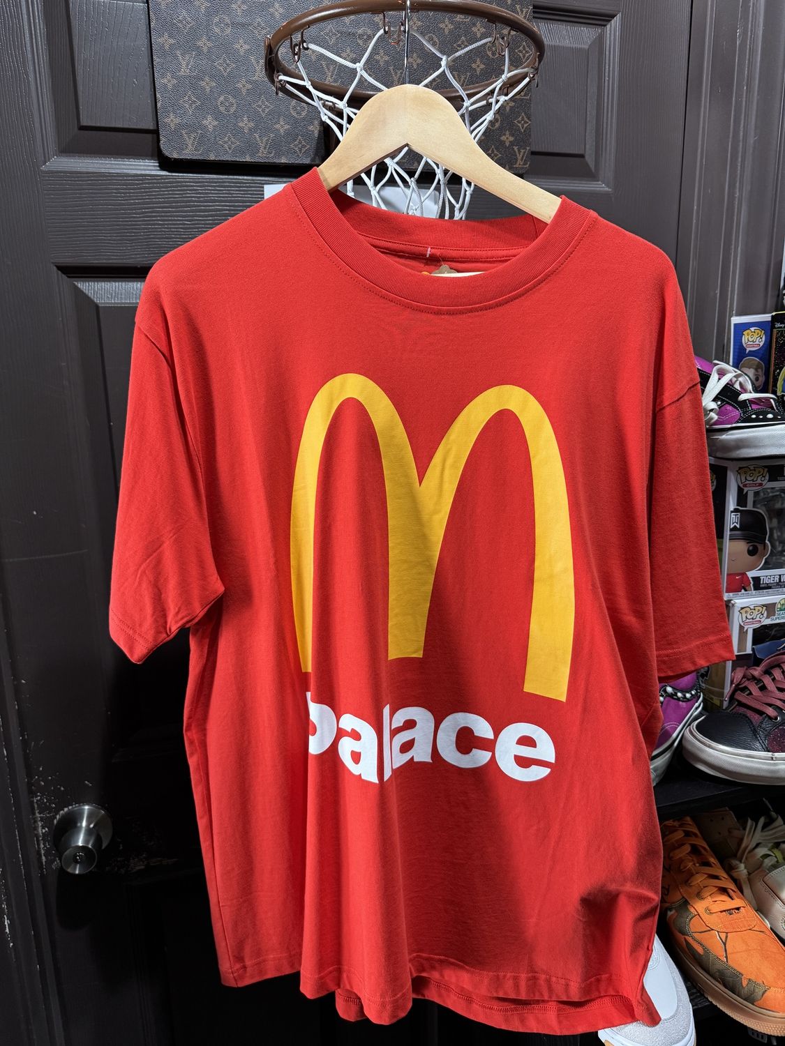 Palace x McDonald&#39;s Logo T-shirt Red / XL - Brand New [0003], Clothing Color: XL, Product Condition: Brand New