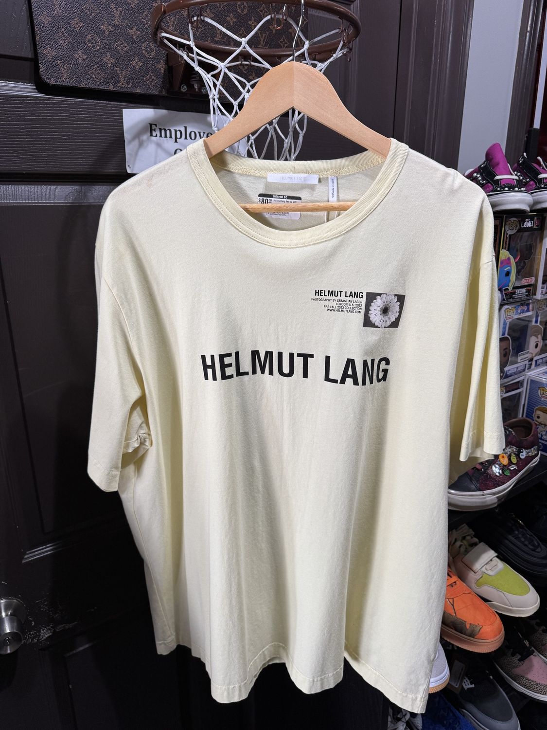 Helmut Lang Photo Logo Tee Anise / XXL - Pre Owned [1235], Clothing Size: XXL, Product Condition: Pre-Owned