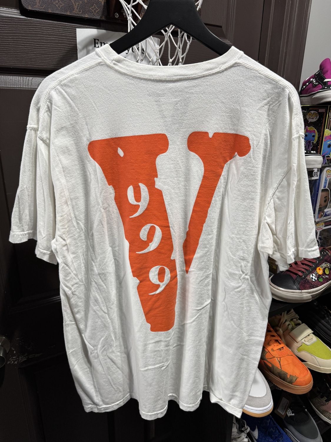 Juice Wrld x Vlone LND 999 Tee White / XL - Pre Owned [5542], Clothing Size: XL, Product Condition: Pre-Owned