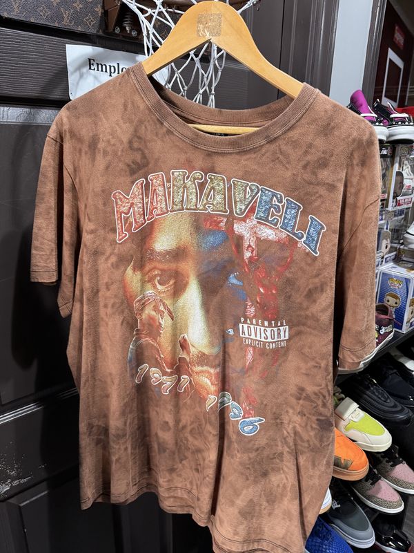 Vintage Makaveli 1971-1996 Graph Tee Brown / XL - Pre Owned [3344]