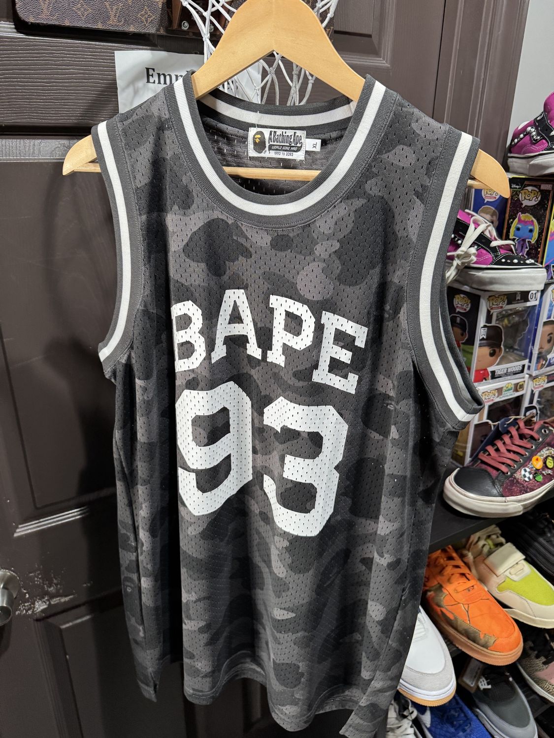 BAPE Color Camo Basketball Tank Top / XL - Pre Owned [3567], Clothing Size: XL, Product Condition: Pre-Owned
