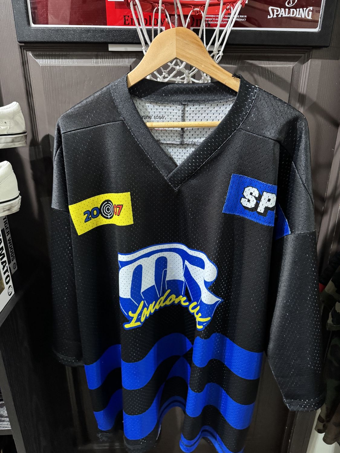 Martine Rose Oversized Football Top Black / XL / Brand New [1168], Clothing Size: XL, Product Condition: Brand New