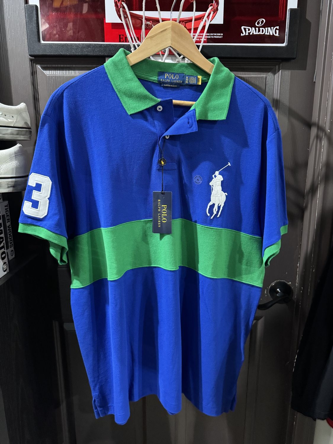 Polo Ralph Lauren Mens Color Block Pig Pony Polo Shirt / XL - Brand New [7795], Clothing Size: XL, Product Condition: Brand New