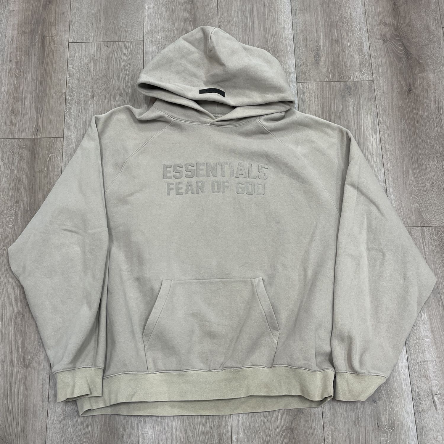 Essentials Fear of God Taupe Hoodie - Pre-Owned, Clothing Size: XXL, Product Condition: Pre-Owned