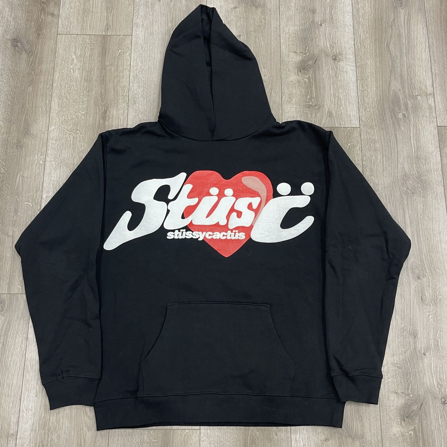 Stussy x CPFM Heart Hoodie Black - Pre-Owned