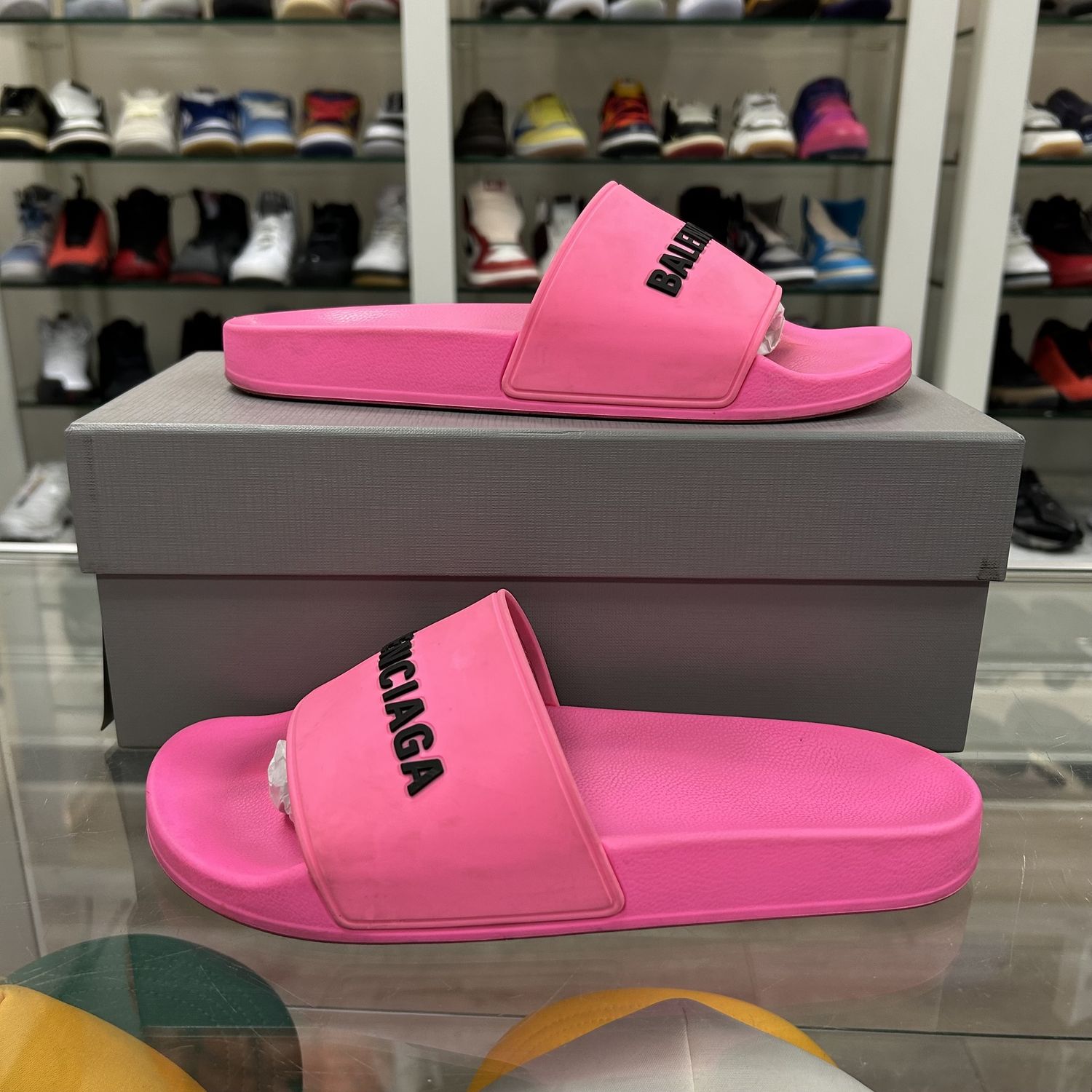 Balenciaga Pool Slide Hot Pink - Pre-Owned