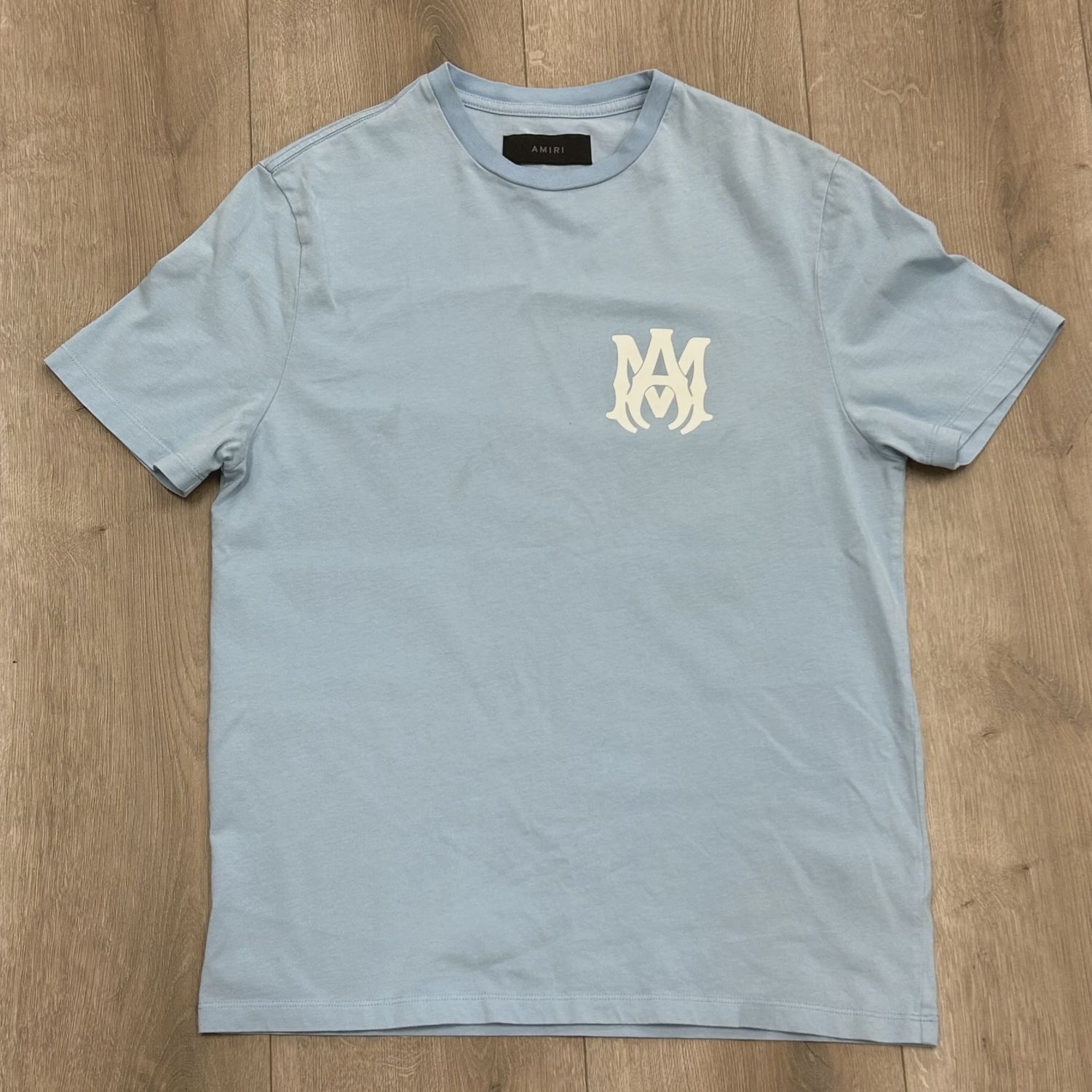 AMIRI tee powder blue • Pre-Owned [6593]