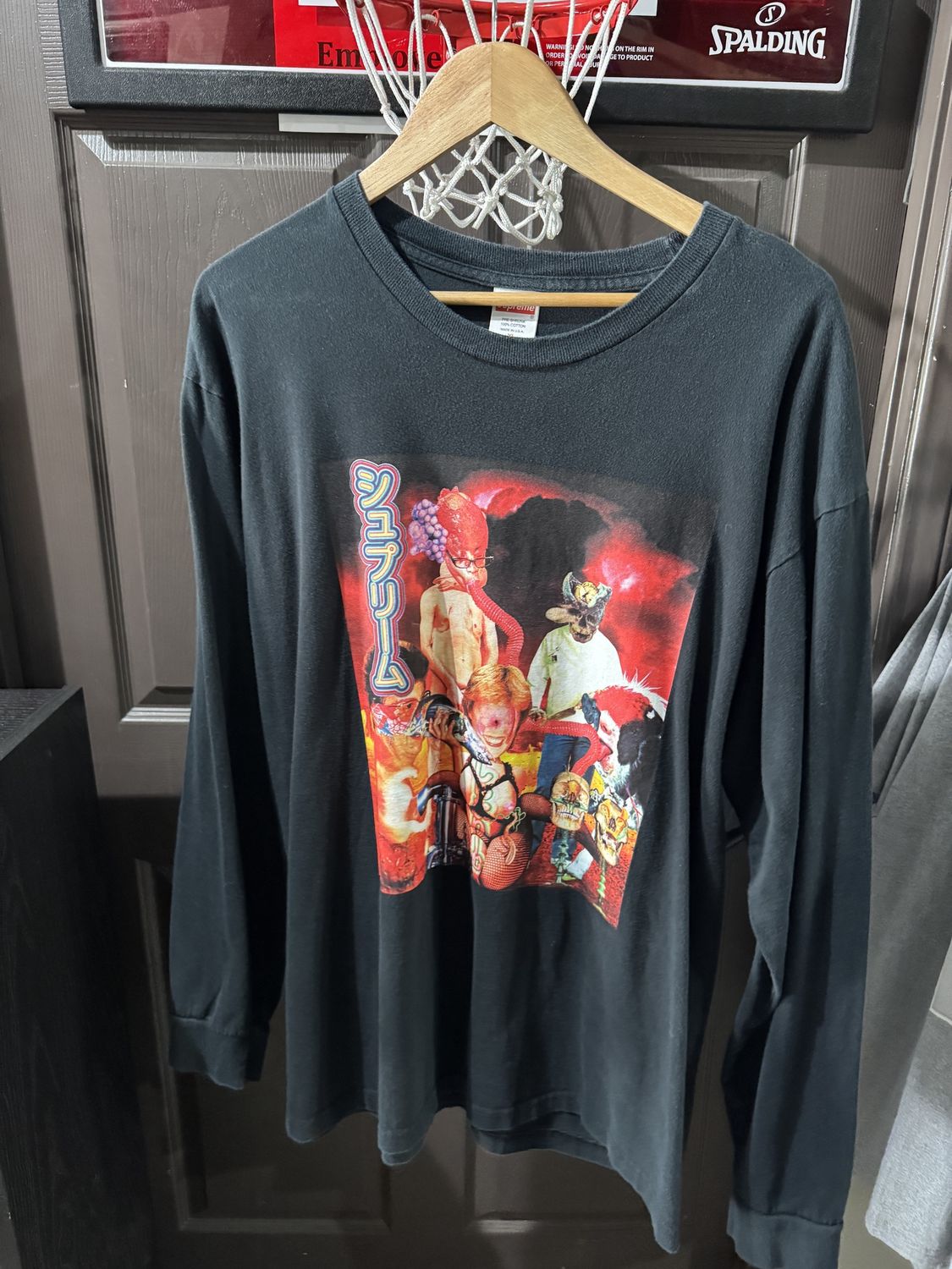 Supreme Sekintani La Norihiro L/S Tee Black / XL - Pre Owned [9963]