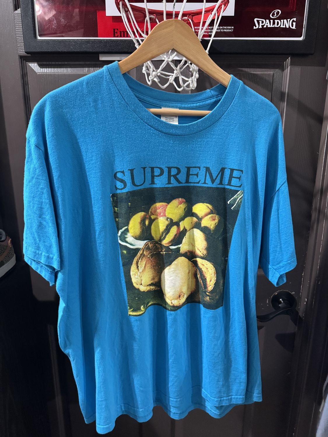 Supreme Still Life Tee Bright Blue / XL - Pre Owned [3356], Clothing Size: XL, Product Condition: Pre-Owned