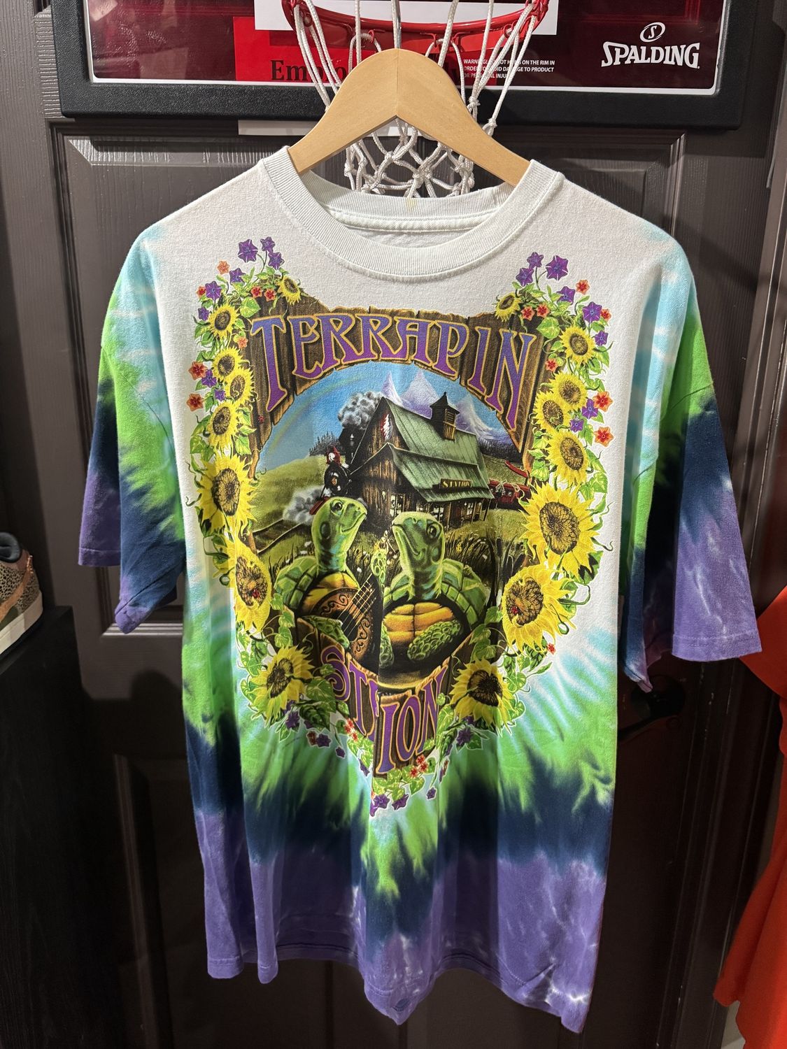 Grateful Dead Terrapin Station Tie Dye Tee Shirt / XL - Pre Owned [3295], Clothing Size: XL, Product Condition: Pre-Owned