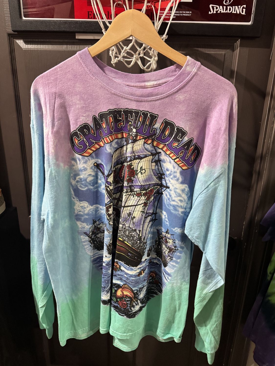 Grateful Dead Dead Ship of Fools Tie Dye / XL - Pre Owned [3469], Clothing Size: XL, Product Condition: Pre-Owned