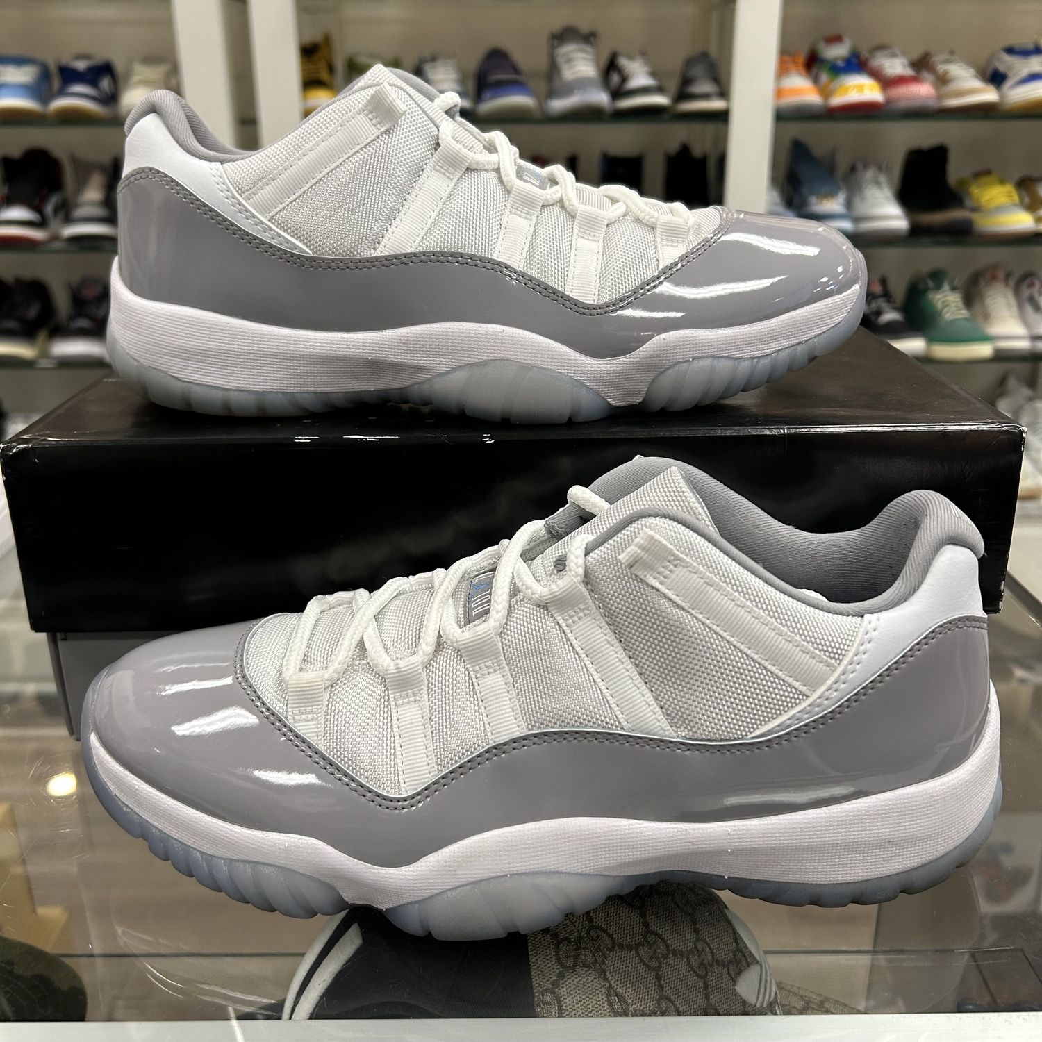 Jordan 11 Retro Low Cement Grey • Pre-Owned, Product Condition: Pre-Owned, Shoe Size: US M 9
