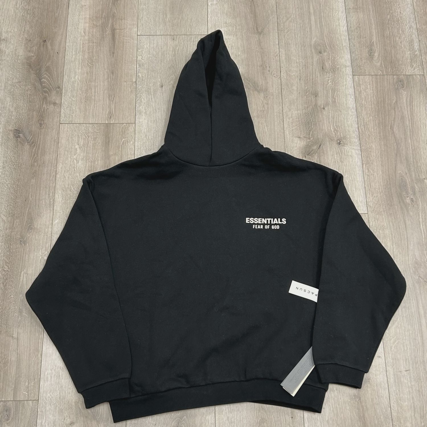 Fear of God Essentials Hoodie Jet Black • Brand New [0791]