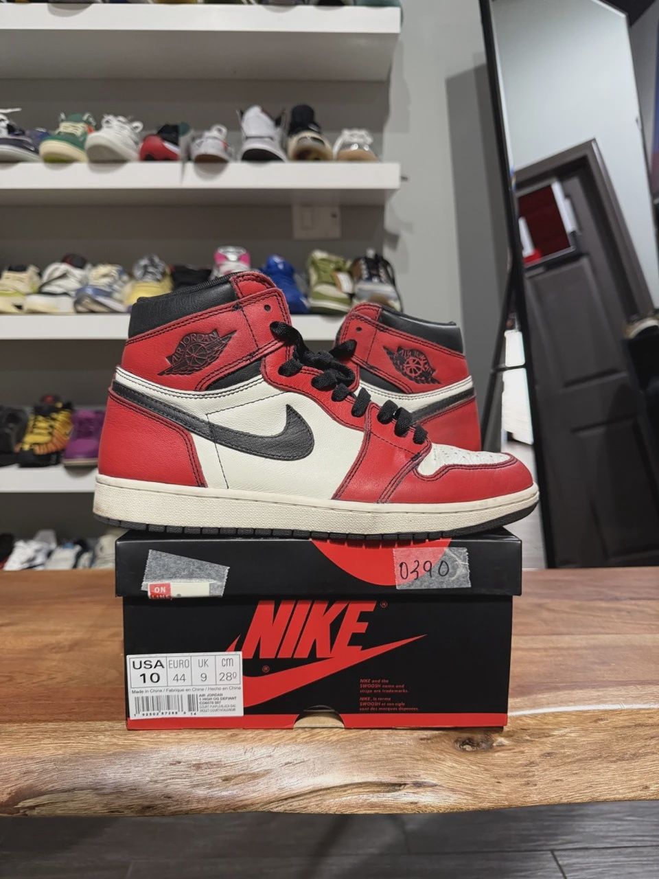 Air Jordan 1 Retro High Original Defiant SB LA to Chicago • Pre-Owned [6607]