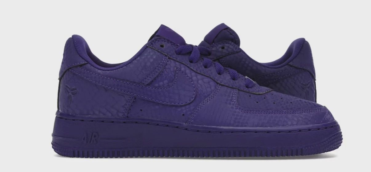 Nike Air Force 1 Low Kobe Bryant Court Purple • Brand New [3318]