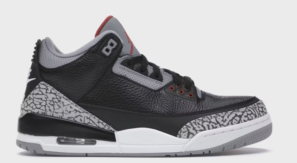 Air Jordan 3 Retro Black Cement (2018) • Pre-Owned [9863]