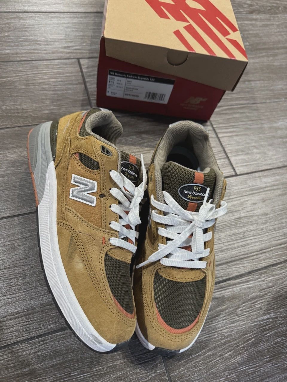 New Balance Numeric 933 Andrew Reynolds Wheat • Pre-Owned [9397]