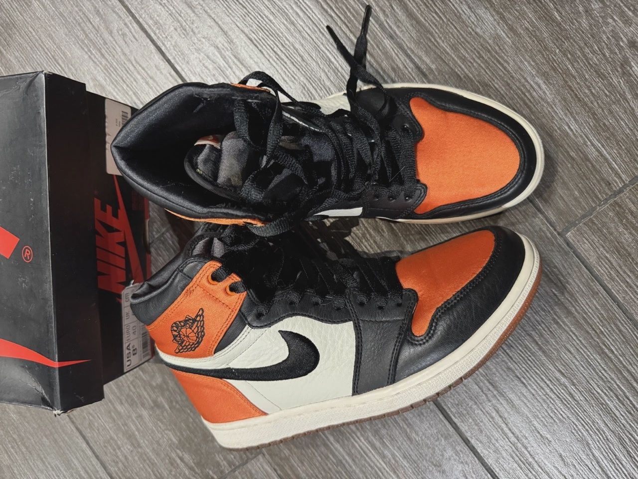 Air Jordan 1 Retro High Original Satin Shattered Backboard (Women's) • Pre-Owned [5328]